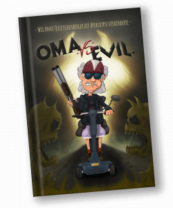 oma vs evil. - cover